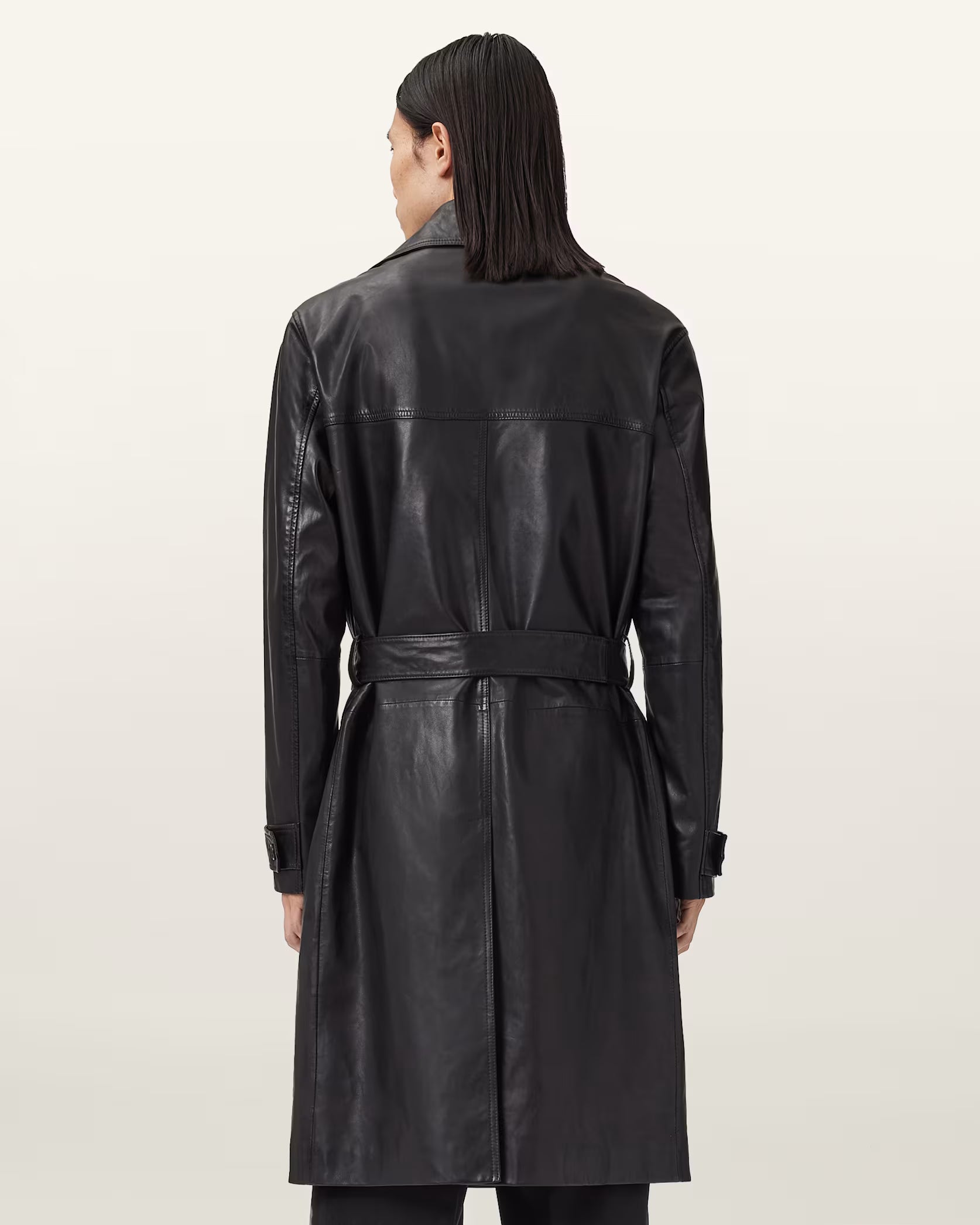 The Kellett Classic Leather Trench Coat