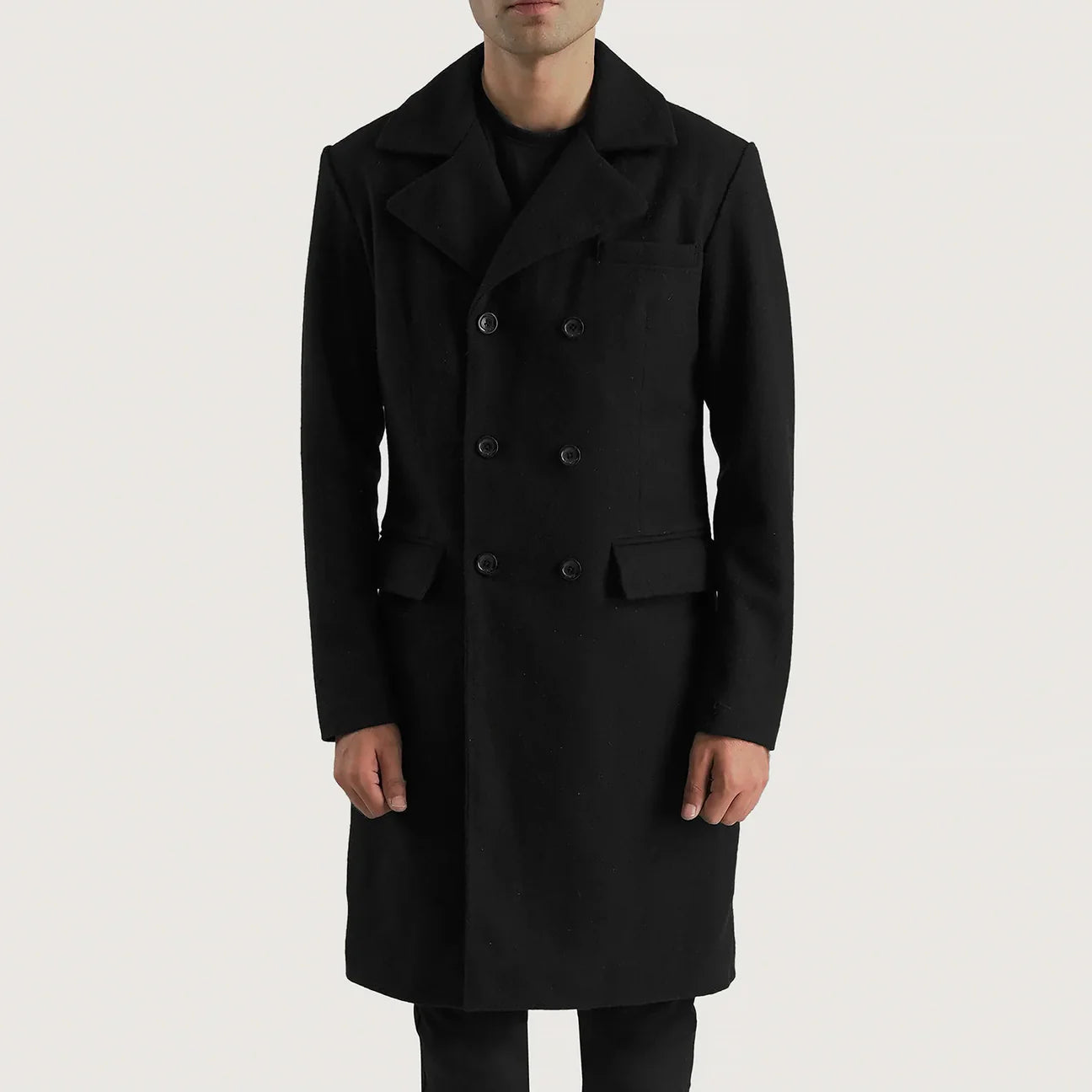 Claud Heritage Double-Breasted Wool Coat