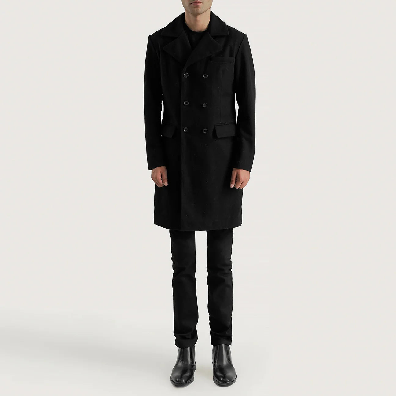 Claud Heritage Double-Breasted Wool Coat