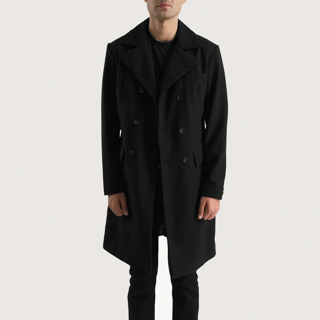 Claud Heritage Double-Breasted Wool Coat