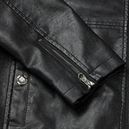 Classic Black Motorcycle Jacket