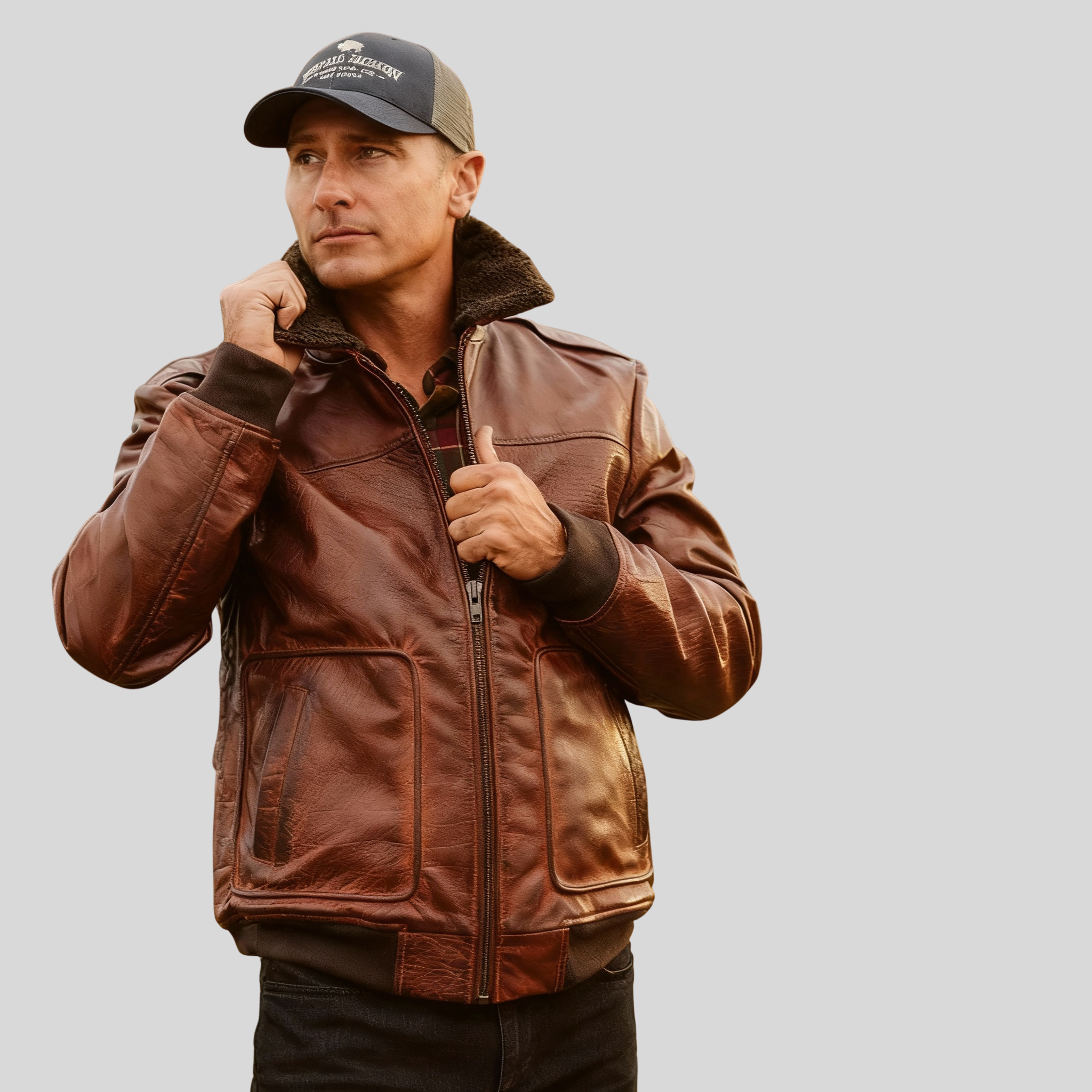 Limited Maverick Heritage Leather Jacket for men