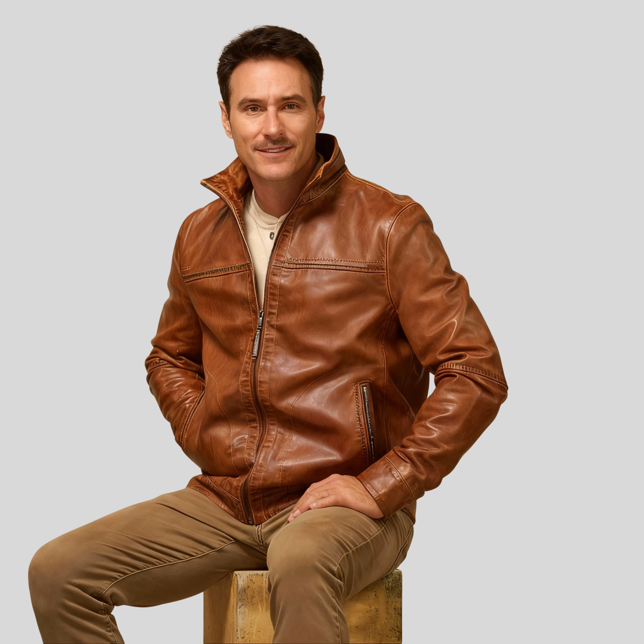 Sedona Edge Leather Jacket for men