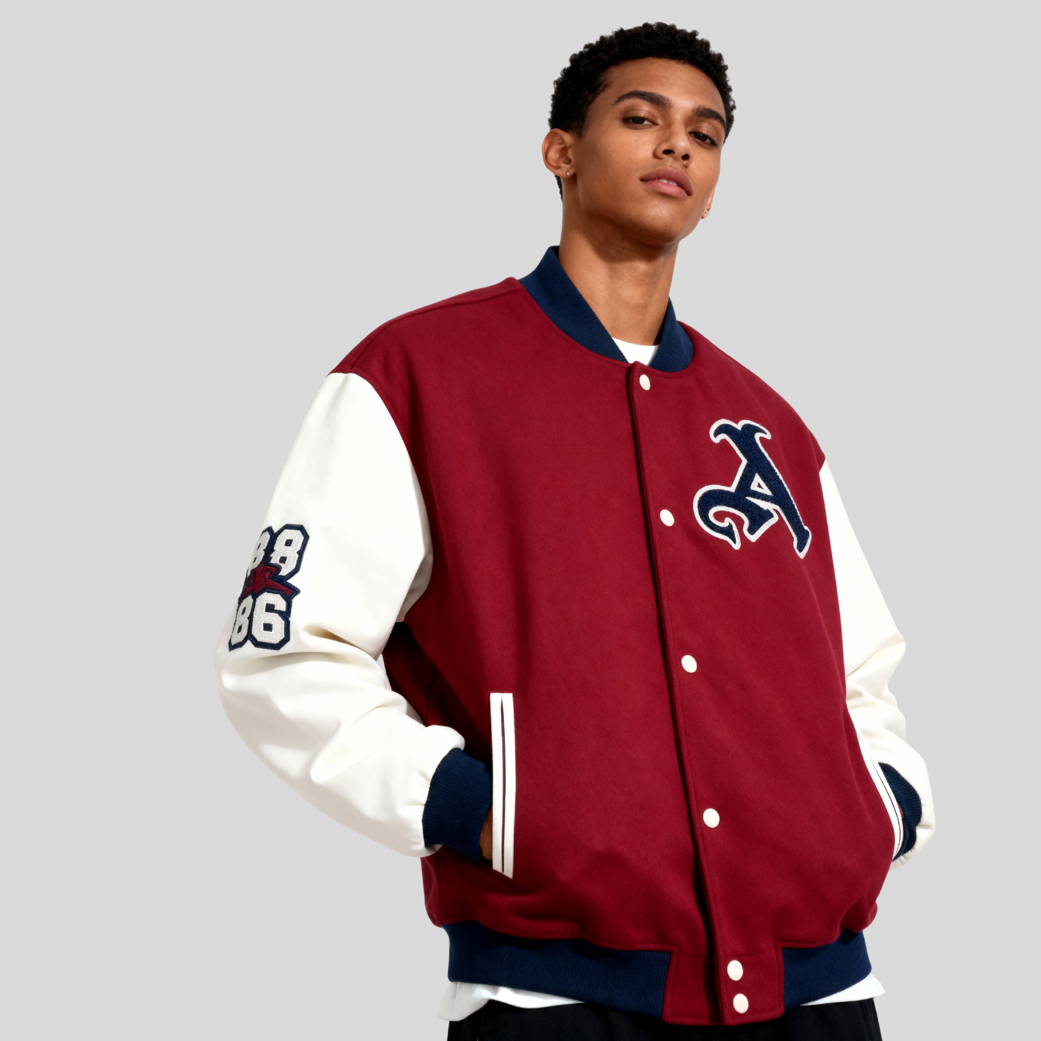 Classic Varsity Jacket for Men