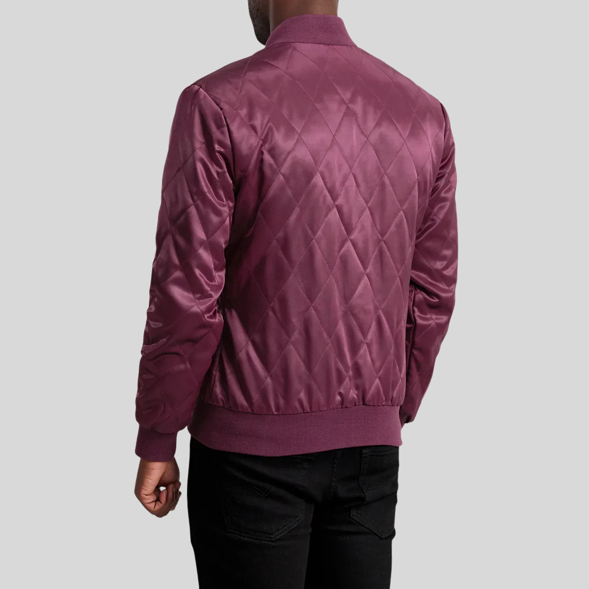 Danson Quilted Maroon Varsity Jacket – Men’s Premium Hybrid