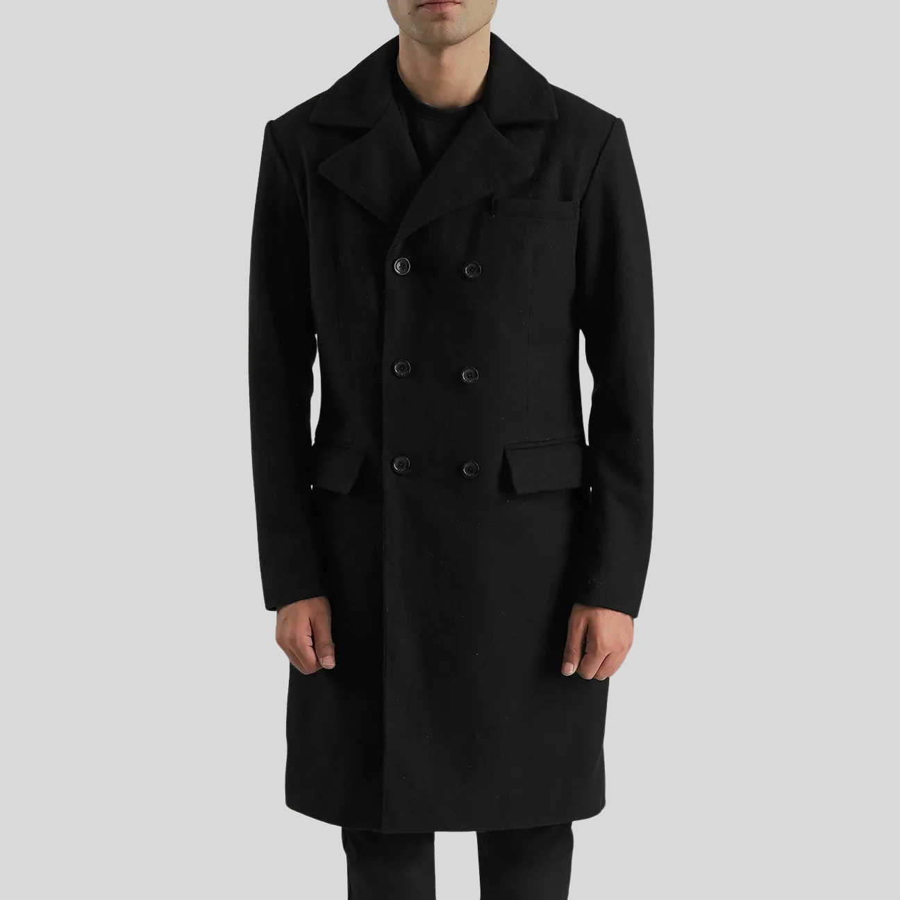 Claud Heritage Double-Breasted Wool Coat