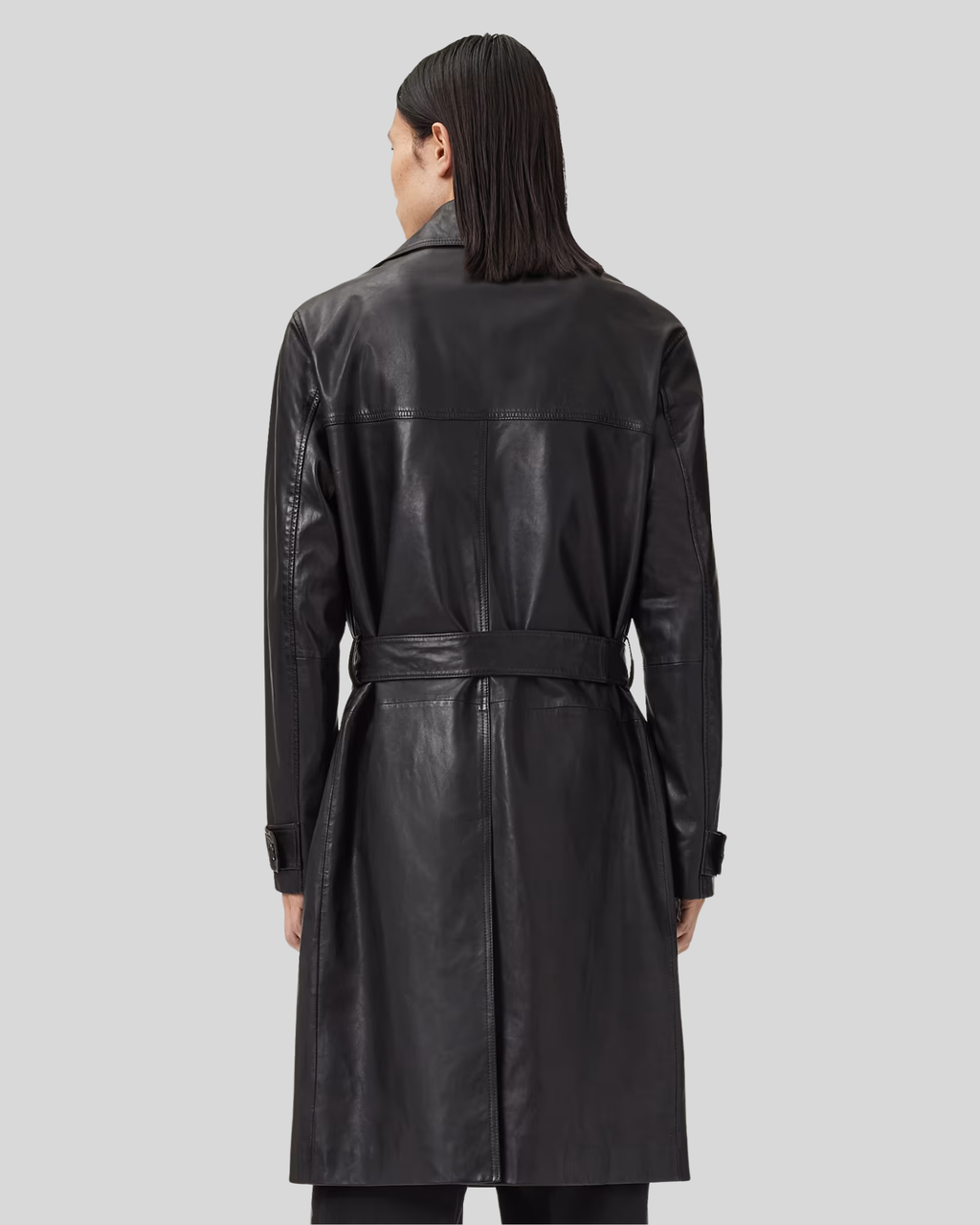 The Kellett Classic Leather Trench Coat