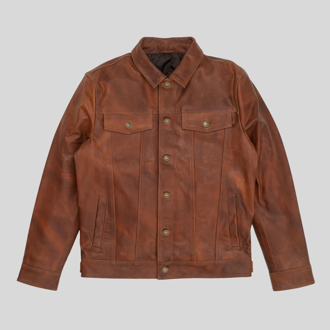 The Driggs Edge Leather Jacket for men