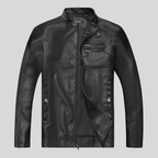 Classic Black Motorcycle Jacket