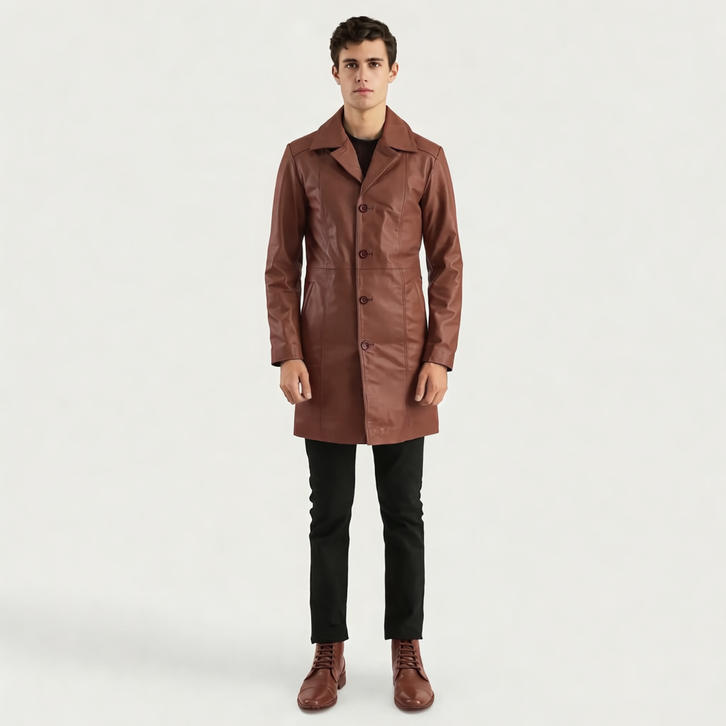 The Timeless Don Leather Coat