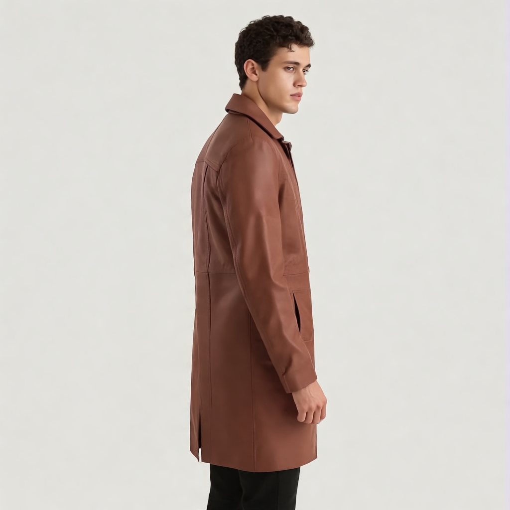 The Timeless Don Leather Coat