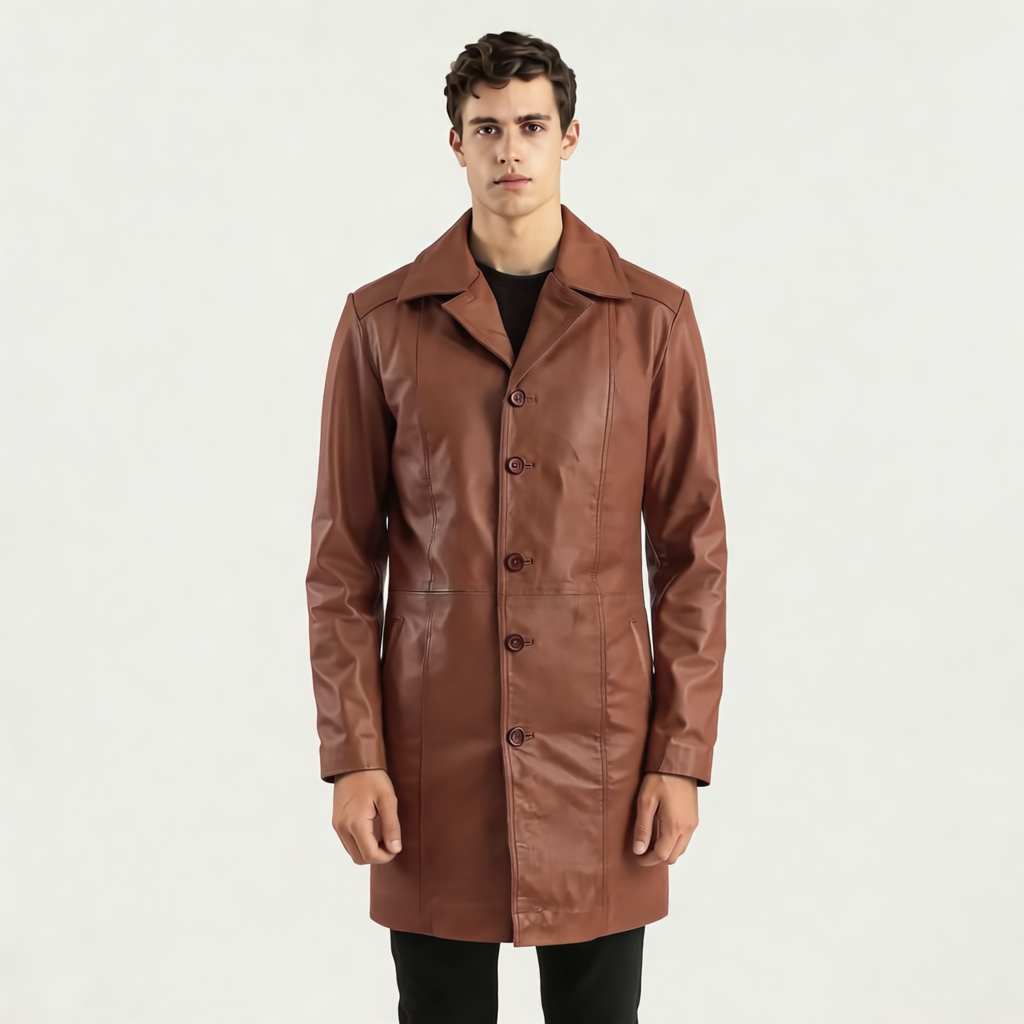 The Timeless Don Leather Coat