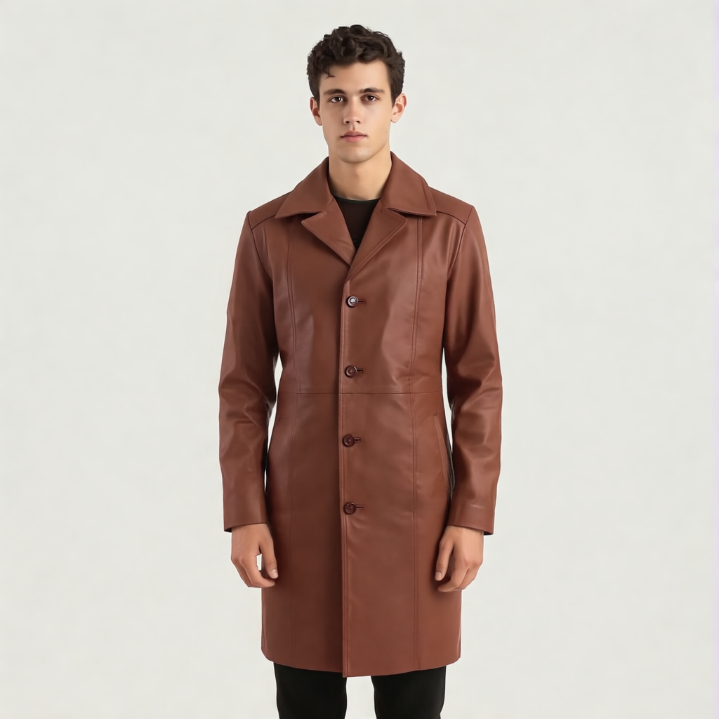 The Timeless Don Leather Coat